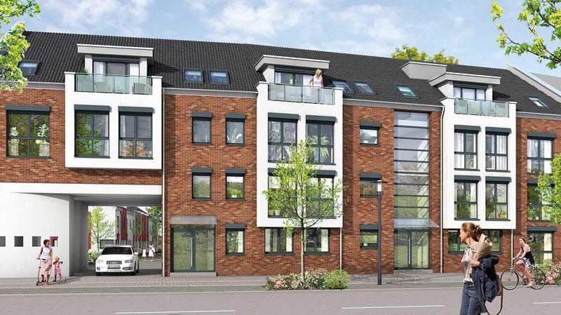 Luxus-Stadthaus im Neusser Stadionviertel:  4 Etagen, eigener Aufzug, Solarthermie und 3 Balkone 